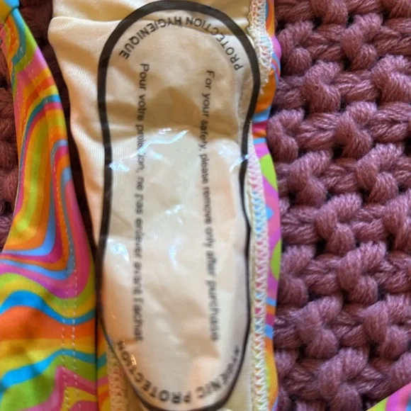 Kendall $ Kylie Swim bikini bottom- Vibrant Multicolor Bikini Bottom. Free Top - Picture 7 of 9